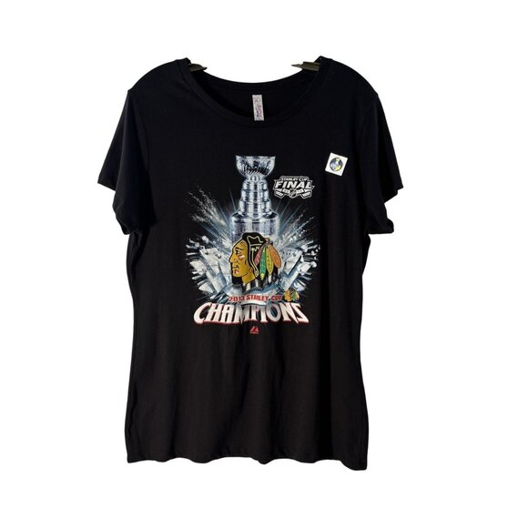Alstyle Other - Chicago Blackhawks 2013 Stanley Cup Champions T-Shirt Alstyle Black Graphic Tee